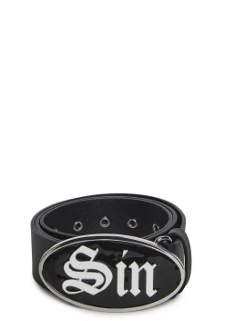 Generation Kiss Belts & Harnesses*Sin Enamel Buckle Belt
