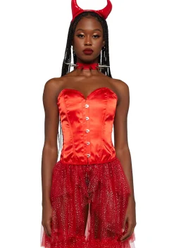Trickz N' Treatz Corsets|Tops*Sinful Means Corset Top