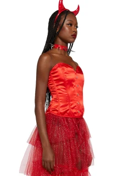 Trickz N' Treatz Corsets|Tops*Sinful Means Corset Top