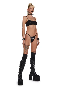 Widow Lingerie*Sinner Graphic Thong