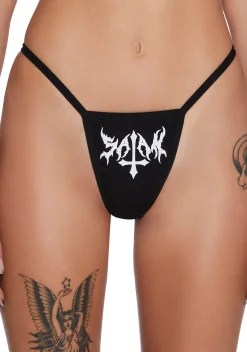 Widow Lingerie*Sinner Graphic Thong