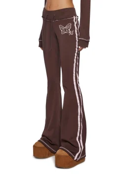 dELiA*s by Dolls Kill Bottoms|Pants*Skater Heart Low Rise Sweatpants