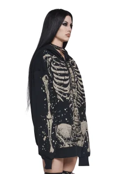 Trickz N' Treatz Outerwear|Sweatshirts & Hoodies*Skeleton Stories Oversized Hoodie