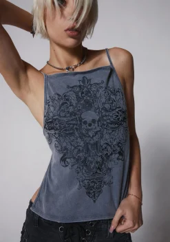 Widow Tops|Plus*Skull Dreams Graphic Tank