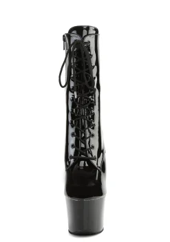 Pleaser Boots*Sky-1020 Vinyl Ankle Boots