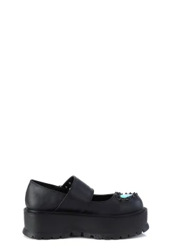 Demonia Platforms|Mary Janes*Slacker-25 Platform Mary Janes