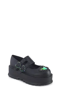 Demonia Platforms|Mary Janes*Slacker-25 Platform Mary Janes