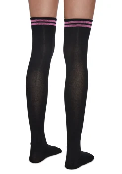 Dolls Kill x Slipknot Socks & Tights*Slipknot Fan Thigh High Socks - Pink