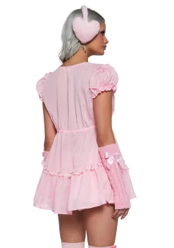 Sugar Thrillz Dresses|Plus*Slow Mornings Babydoll Gown