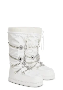 Sugar Thrillz Boots|Heels*Snow Princess Winter Boots - White