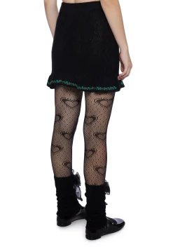 Sugar Thrillz Bottoms|Skirts*Snowbound Heirloom Mini Skirt