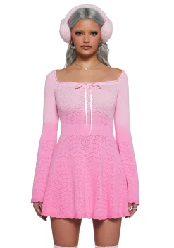 Sugar Thrillz Dresses|Plus*Snowflake Kisses Fit N’ Flare Dress