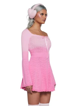 Sugar Thrillz Dresses|Plus*Snowflake Kisses Fit N’ Flare Dress