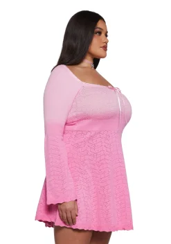 Sugar Thrillz Dresses|Plus*Snowflake Kisses Fit N’ Flare Dress