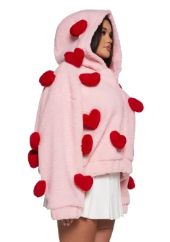 Sugar Thrillz Outerwear|Sweatshirts & Hoodies*Snuggle Wonderland Cropped Sherpa Jacket