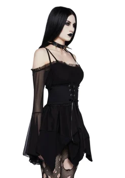 Widow Dresses*So Bewitching Corset Handkerchief Dress