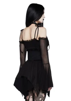 Widow Dresses*So Bewitching Corset Handkerchief Dress