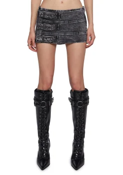 Generation Kiss Bottoms|Skirts*Sofie Belted Skirt - Black