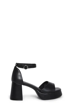 Sugar Thrillz Platforms|Heels*Soft Waltz Platform Sandals - Black