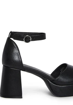 Sugar Thrillz Platforms|Heels*Soft Waltz Platform Sandals - Black