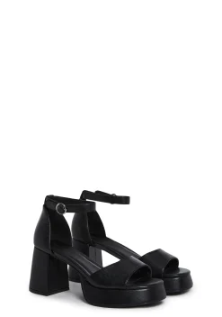Sugar Thrillz Platforms|Heels*Soft Waltz Platform Sandals - Black