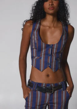 dELiA*s by Dolls Kill Bottoms|Pants*Soho Chic Striped Trousers