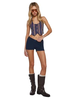 dELiA*s by Dolls Kill Tops|Plus*Soho Chic Striped Vest