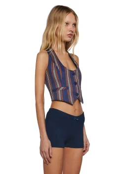 dELiA*s by Dolls Kill Tops|Plus*Soho Chic Striped Vest