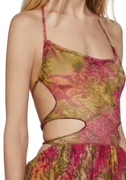Club Exx Dresses|Plus*Sonic Sunburst Cut Out Dress