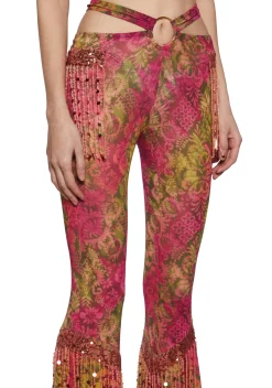 Club Exx Bottoms|Pants*Sonic Sunburst Flare Pants