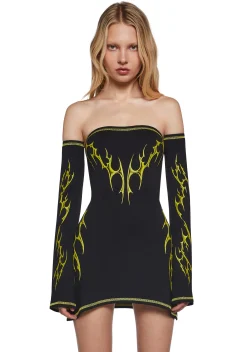 Club Exx Dresses|Plus*Soul Taker Dress And Gloves Set