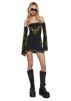 Club Exx Dresses|Plus*Soul Taker Dress And Gloves Set