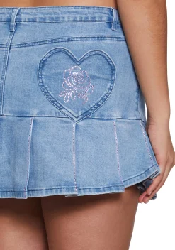 Sugar Thrillz Bottoms|Skirts*Sparkle Beauty Mini Skirt