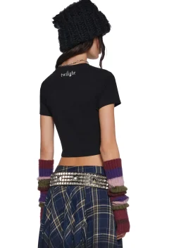 Dolls Kill x Twilight Tops|Plus*Sparkle Fetish Baby Tee