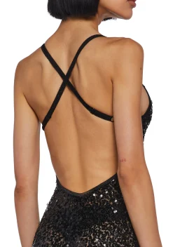 Club Exx Jumpsuits & Rompers|Plus*Sparkle Nights Sequin Jumpsuit- Black