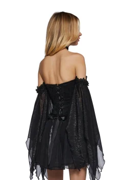 Sugar Thrillz Dresses|Mini Dresses*Sparkling Enchantment Mini Dress - Black