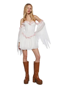 Sugar Thrillz Dresses|Mini Dresses*Sparkling Enchantment Mini Dress - White