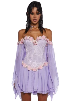 Sugar Thrillz Dresses|Mini Dresses*Sparkling Enchantment Mini Dress - Purple