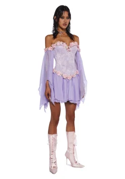 Sugar Thrillz Dresses|Mini Dresses*Sparkling Enchantment Mini Dress - Purple