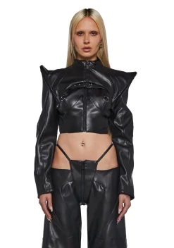 Namilia Outerwear*Spike Moto Bolero Jacket