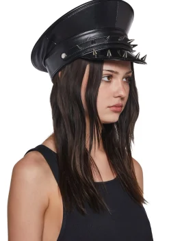 Funk Plus Hats*Spiked Captain Hat