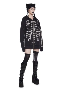 Trickz N' Treatz Outerwear|Sweatshirts & Hoodies*Spine Chiller Zip-Up Hoodie