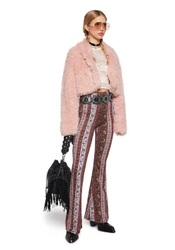 x_Blue Blush Outerwear*Spiraling Daze Faux Fur Jacket
