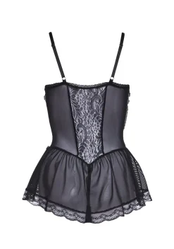Sugar Thrillz Lingerie*Spoiled But Not Rotten Lace Teddy - Black