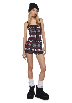 Widow Jumpsuits & Rompers|Plus*Spooky Loves Thermal Romper