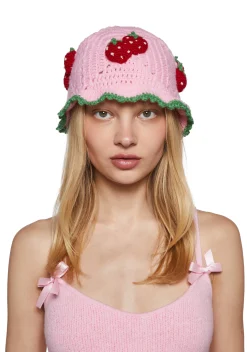 x_Dolls Kill Hats*Spring Cutie Crochet Hat