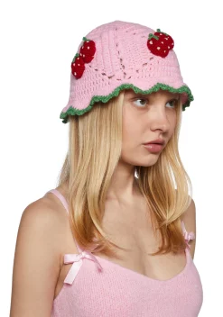 x_Dolls Kill Hats*Spring Cutie Crochet Hat
