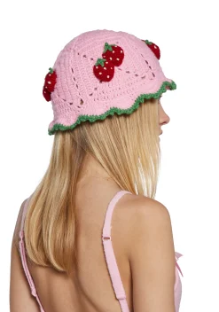 x_Dolls Kill Hats*Spring Cutie Crochet Hat