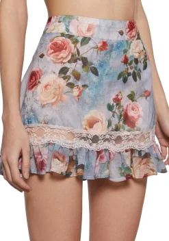 Current Mood Tops*Springtime Seductions Ruffled Blouse