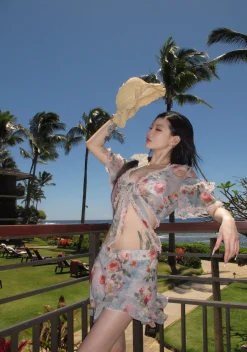 Current Mood Tops*Springtime Seductions Ruffled Blouse